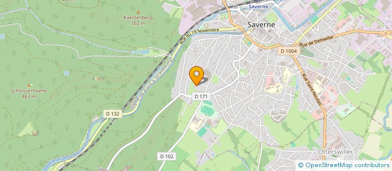 localisation de l'entreprise SCI ROHAN-MAZARIN  SAVERNE