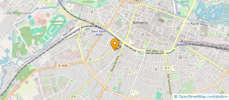 localisation de l'entreprise SCI ROHAUT  AMIENS