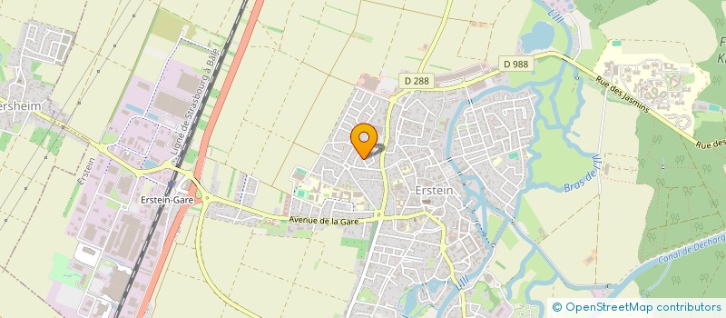 localisation de l'entreprise SCI ROHR  ERSTEIN