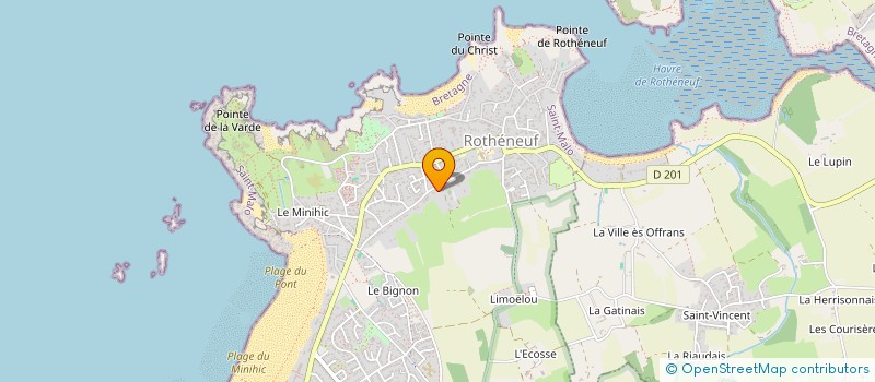 localisation de l'entreprise SCI ROHU à SAINT-MALO