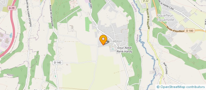 localisation de l'entreprise SCI ROHU  ABLON