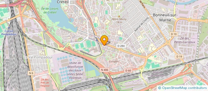 localisation de l'entreprise SCI ROI à CRETEIL