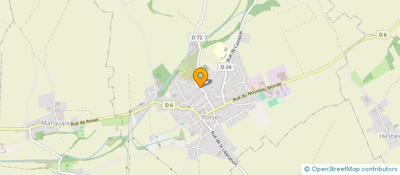 localisation de l'entreprise SCI ROISEL  ROISEL