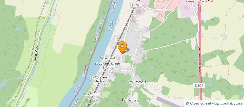 localisation de l'entreprise SCI ROISNE à COSNE-COURS-SUR-LOIRE