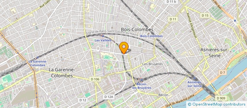 localisation de l'entreprise SCI ROISSY à BOIS-COLOMBES