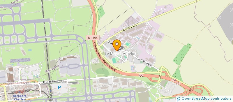 localisation de l'entreprise SCI ROISSY  LE MESNIL-AMELOT