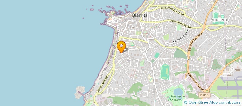 localisation de l'entreprise SCI ROITFELD BIARRITZ à BIARRITZ
