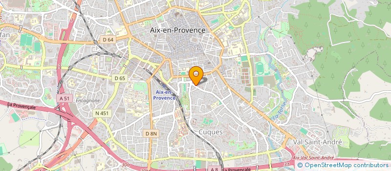 localisation de l'entreprise SCI ROJA  AIX-EN-PROVENCE