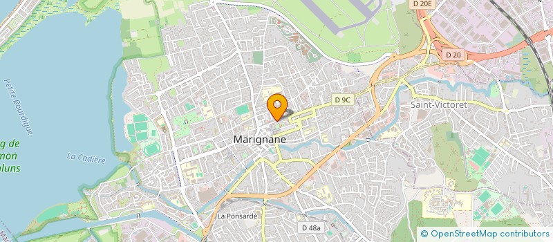 localisation de l'entreprise SCI ROJA  MARIGNANE