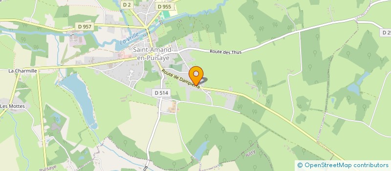 localisation de l'entreprise SCI ROJAL à SAINT-AMAND-EN-PUISAYE