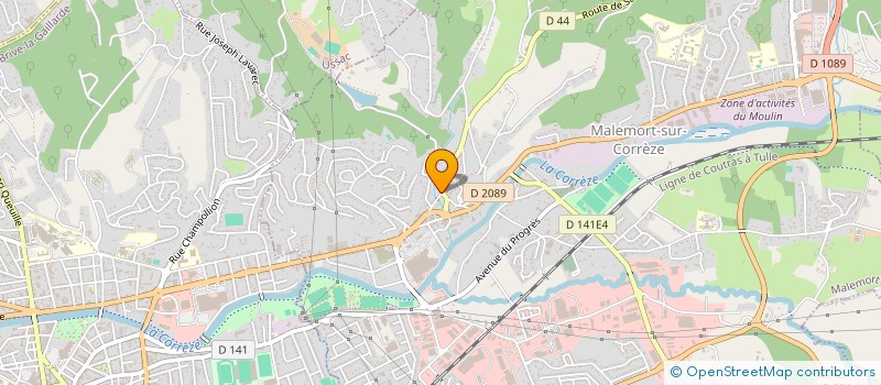 localisation de l'entreprise SCI ROJANE à MALEMORT