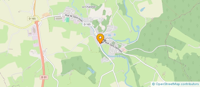 localisation de l'entreprise SCI ROJAVA  CHAILLAND