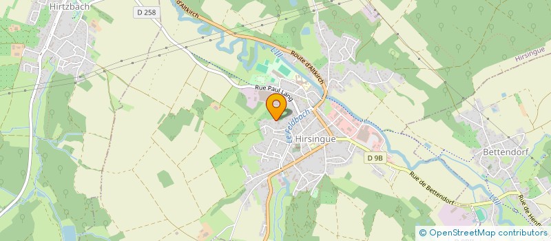 localisation de l'entreprise SCI ROJEMA  HIRSINGUE