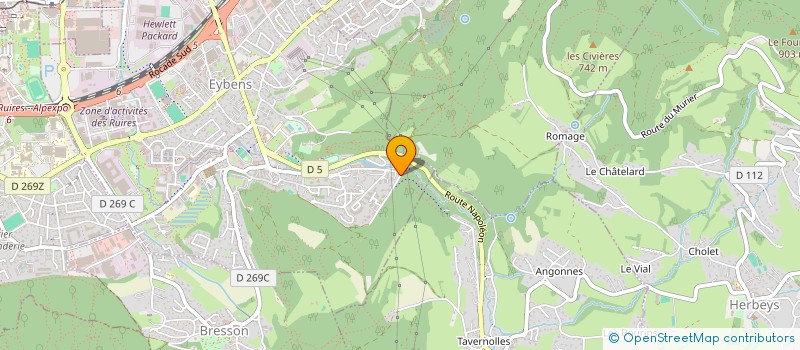localisation de l'entreprise SCI ROJESTEL à EYBENS