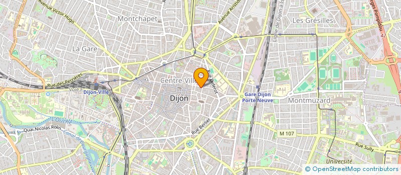 localisation de l'entreprise SCI ROJIM  DIJON