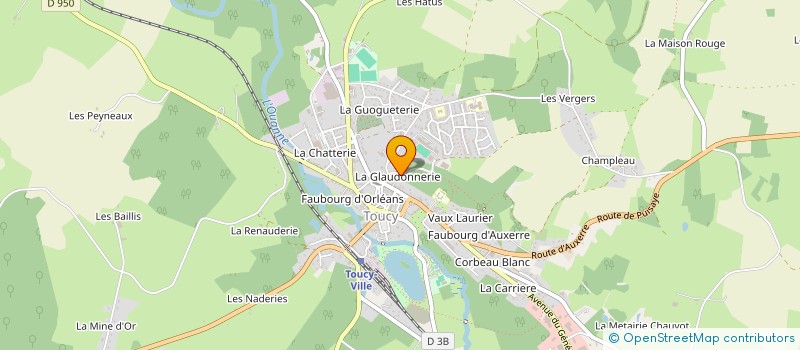 localisation de l'entreprise SCI ROJO à TOUCY
