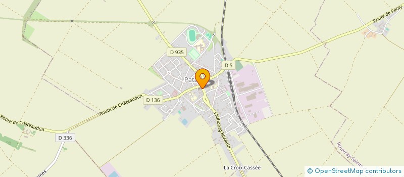 localisation de l'entreprise SCI ROJO BOISSIERE à PATAY