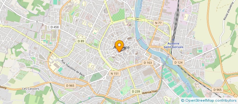 localisation de l'entreprise SCI ROJOCHRI à AUXERRE