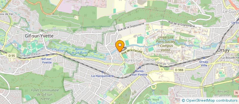 localisation de l'entreprise SCI ROKA à BURES-SUR-YVETTE