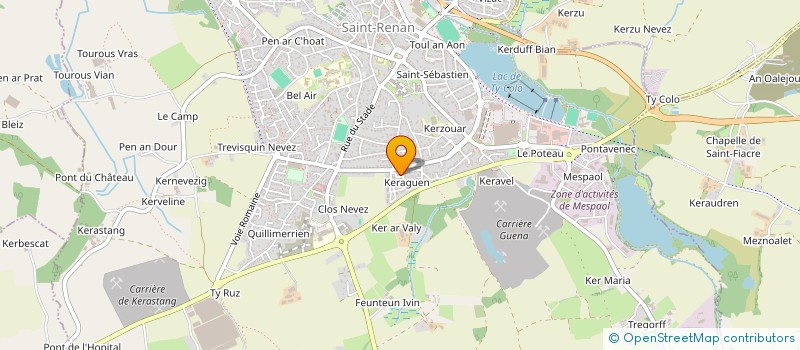 localisation de l'entreprise SCI ROKA  SAINT RENAN