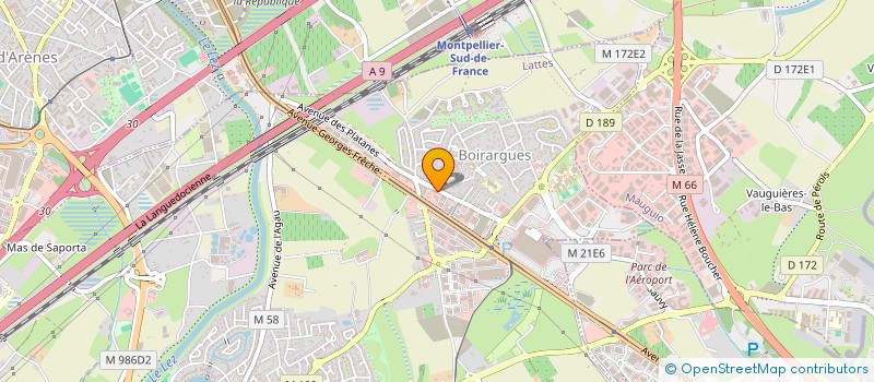 localisation de l'entreprise SCI ROKAL à LATTES