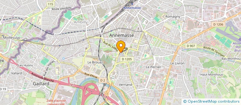 localisation de l'entreprise SCI ROKANE  ANNEMASSE