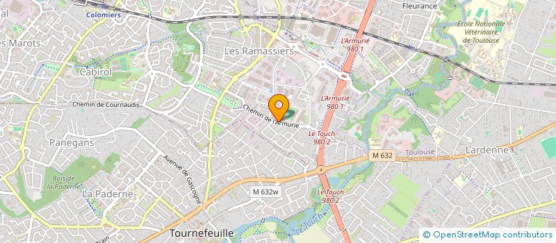 localisation de l'entreprise SCI ROKY à COLOMIERS