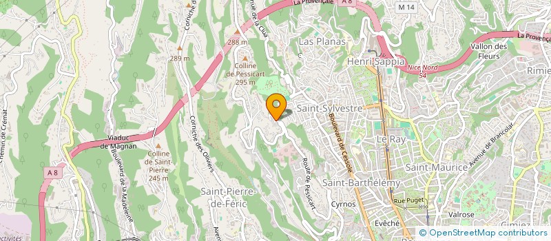 localisation de l'entreprise SCI ROL à NICE