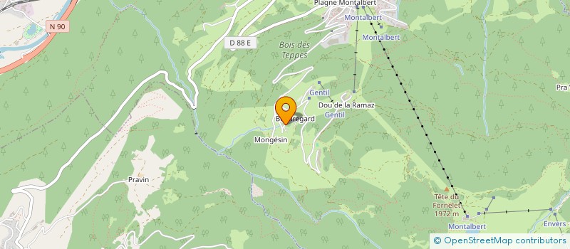 localisation de l'entreprise SCI ROL SOL  AIME-LA-PLAGNE