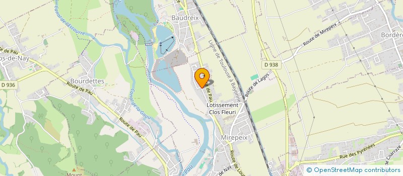 localisation de l'entreprise SCI ROLA  MIREPEIX