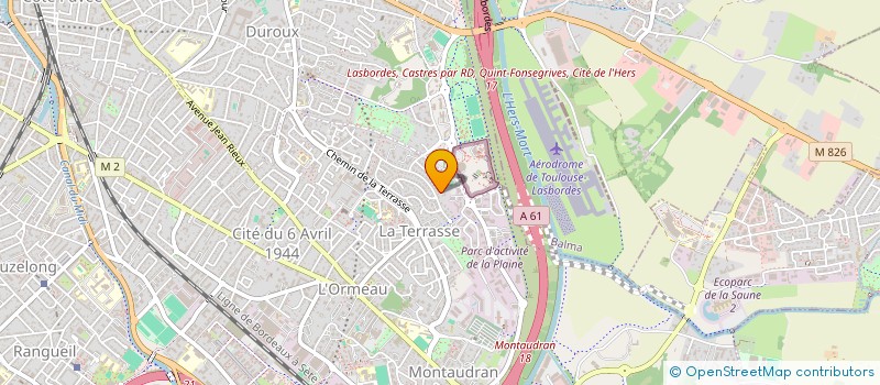 localisation de l'entreprise SCI ROLALA à TOULOUSE