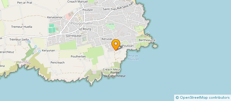 localisation de l'entreprise SCI ROLAND  PLOUGONVELIN