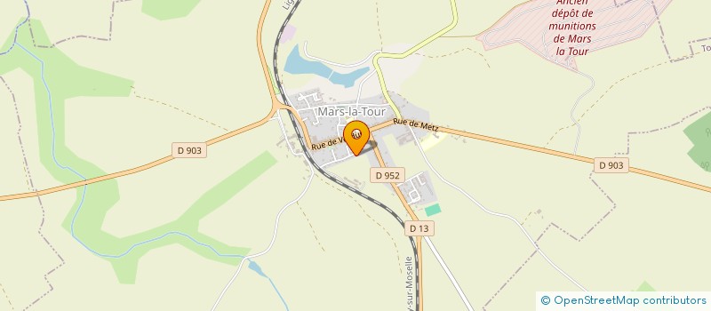 localisation de l'entreprise SCI ROLAND  MARS-LA-TOUR