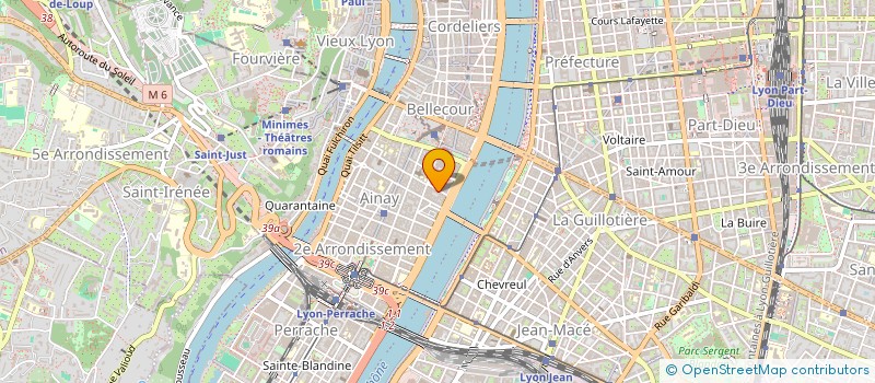 localisation de l'entreprise SCI ROLAND  LYON 2EME