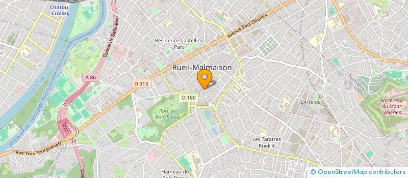 localisation de l'entreprise SCI ROLAND à RUEIL-MALMAISON