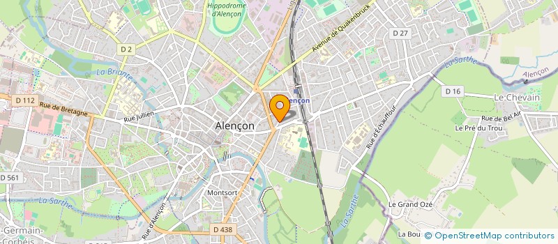 localisation de l'entreprise SCI ROLAND à ALENCON