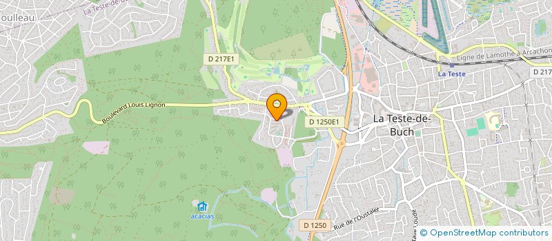 localisation de l'entreprise SCI ROLAND  LA TESTE-DE-BUCH