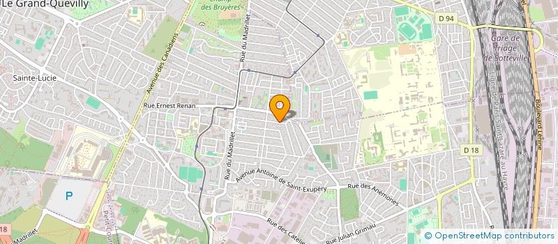 localisation de l'entreprise SCI ROLAND GARROS  SAINT-ETIENNE-DU-ROUVRAY