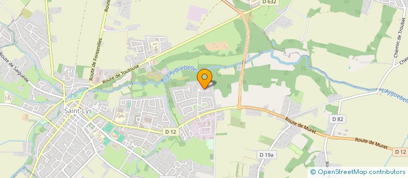 localisation de l'entreprise SCI ROLAND-GARROS  SAINT-LYS