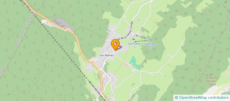 localisation de l'entreprise SCI ROLANDEZ GRONDIN BERGEROT  MORBIER