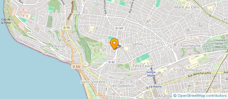 localisation de l'entreprise SCI ROLANGE à LE HAVRE