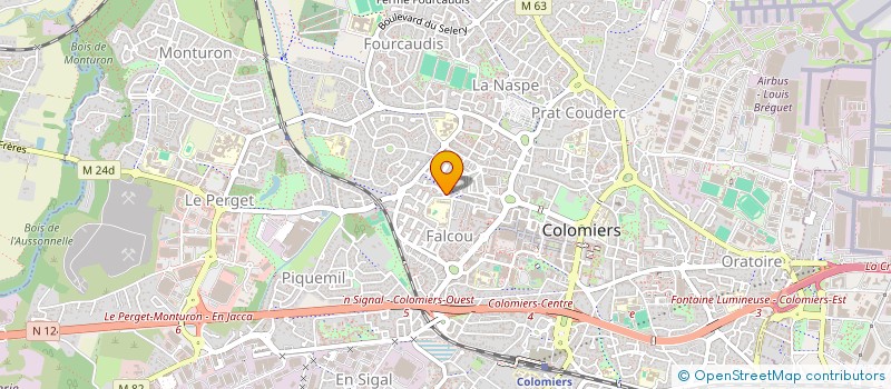 localisation de l'entreprise SCI ROLBAR  COLOMIERS
