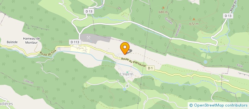 localisation de l'entreprise SCI ROLCA à L HERM