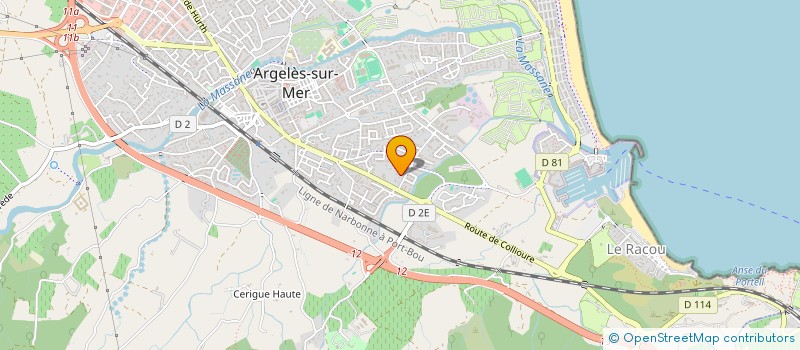 localisation de l'entreprise SCI ROLD  ARGELES-SUR-MER