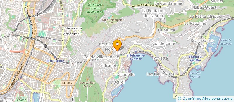 localisation de l'entreprise SCI ROLE à VILLEFRANCHE-SUR-MER