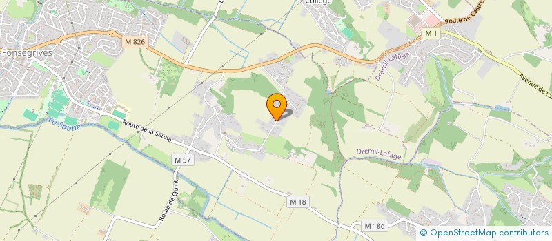 localisation de l'entreprise SCI ROLEL  QUINT-FONSEGRIVES