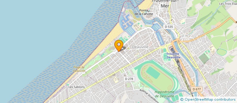 localisation de l'entreprise SCI ROLEXANE à DEAUVILLE