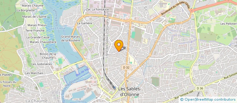 localisation de l'entreprise SCI ROLGUI à LES SABLES D'OLONNE