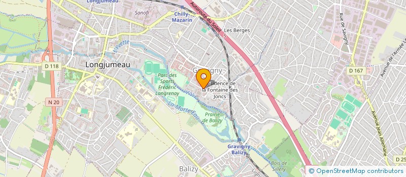 localisation de l'entreprise SCI ROLI à CHILLY-MAZARIN