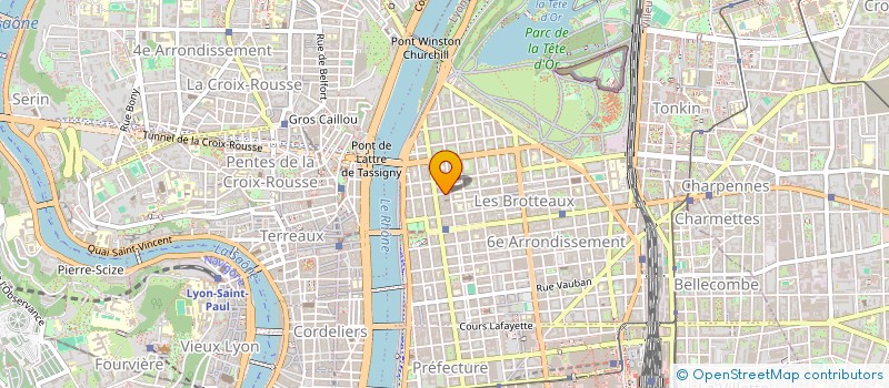 localisation de l'entreprise SCI ROLI  LYON